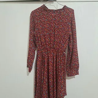 پیراهن مهمانی گل گلی