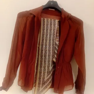 بلوز ودامن با دستمال گردن