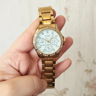 ساعت استیل فول نگین