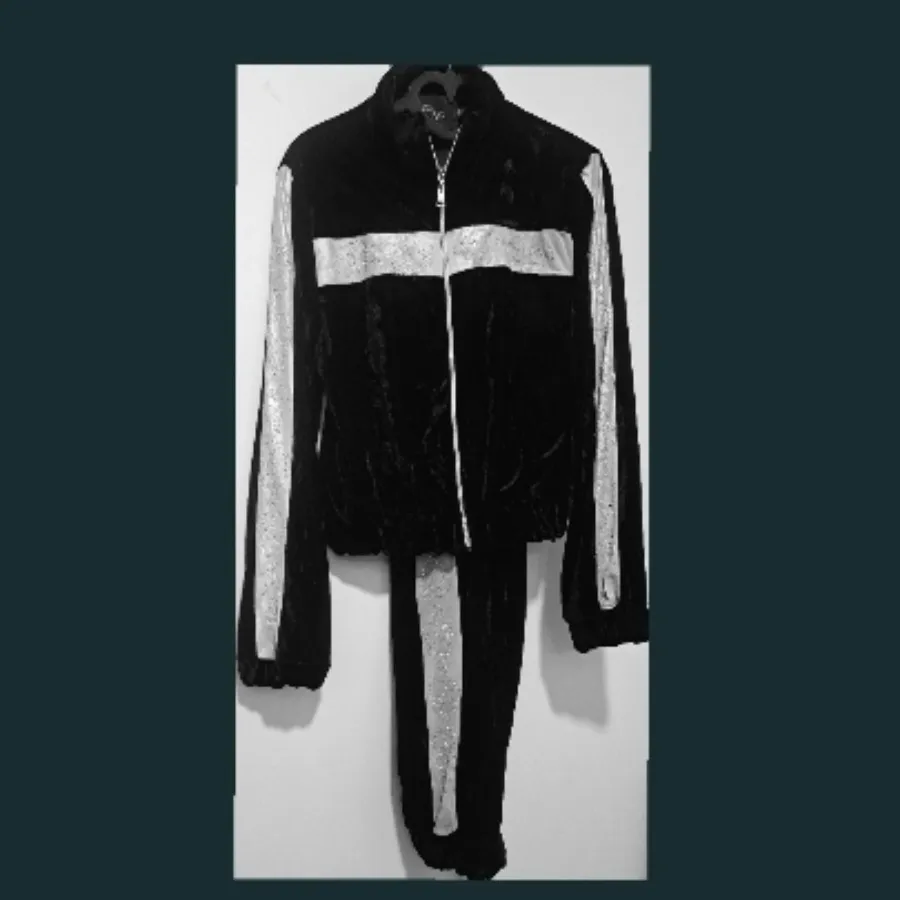 سوییشرت شلوار مخمل مشکی