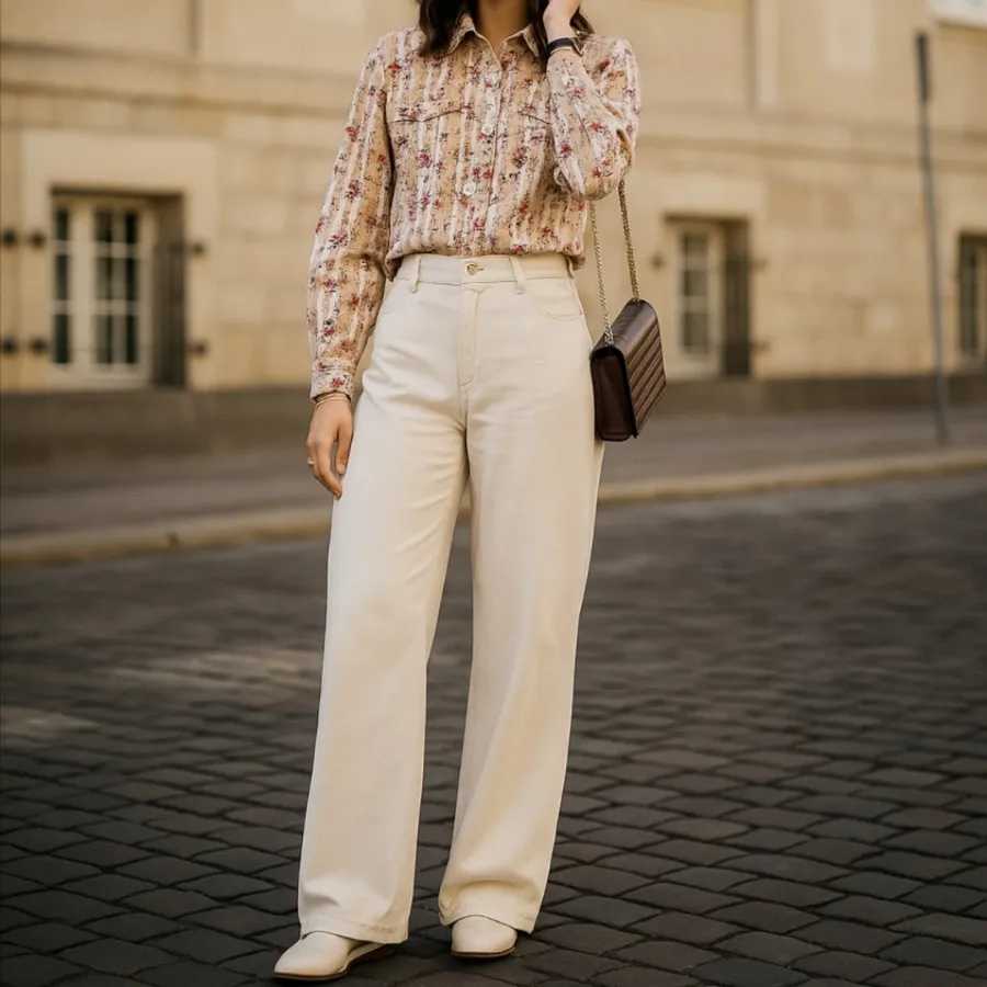 شومیز گلگلی وینتیج