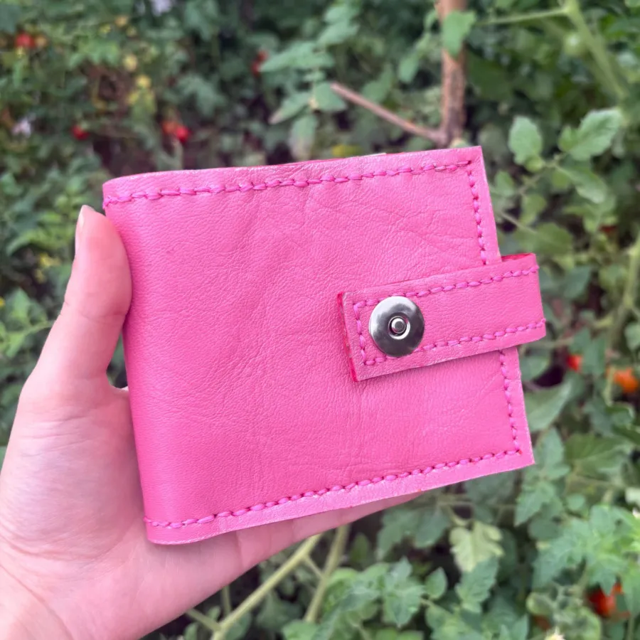 کیف پول چرم دست دوز