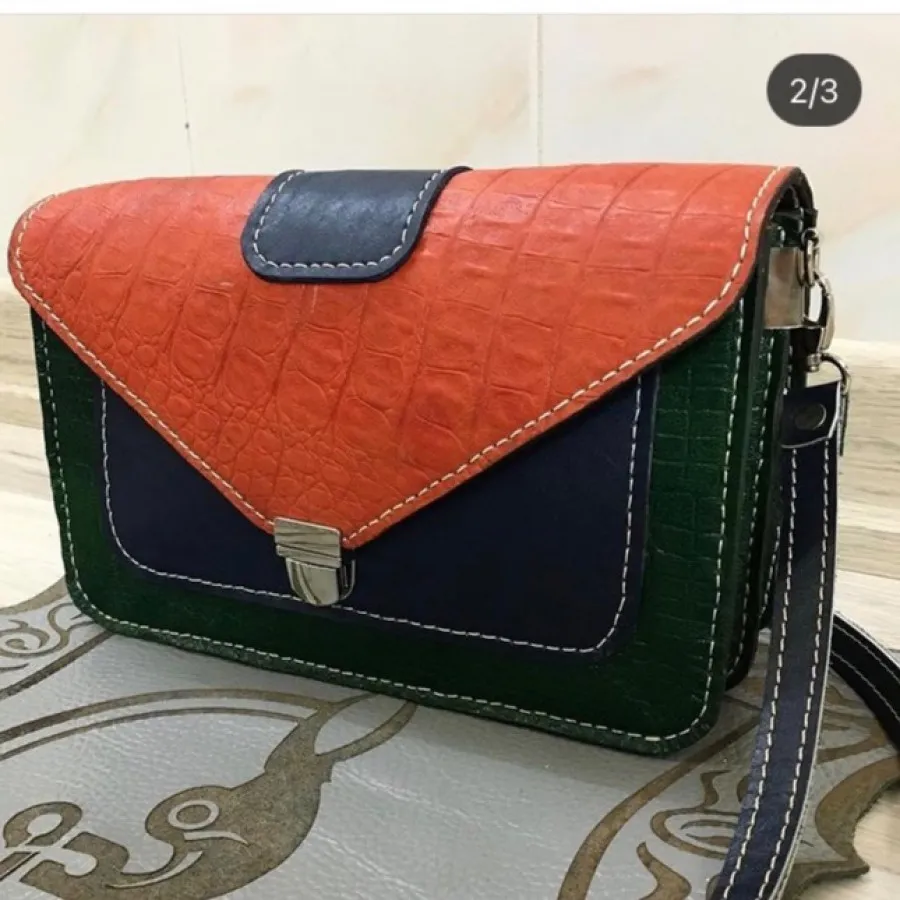 کیف چرم دست دوز