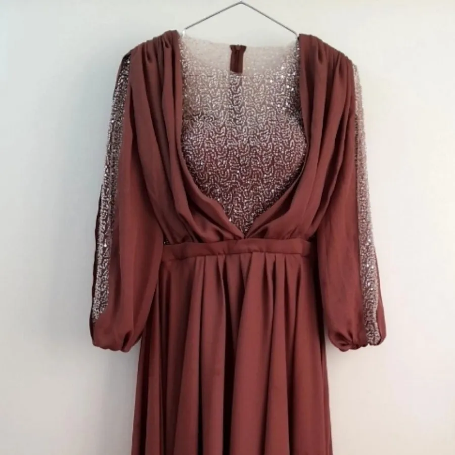 لباس مجلسی با شال ست