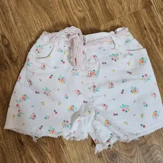 شلوارک جین گلگلی ال سی