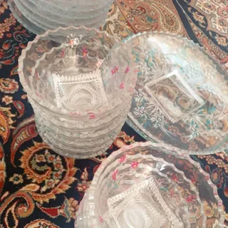 ست ظروف شیشه ای