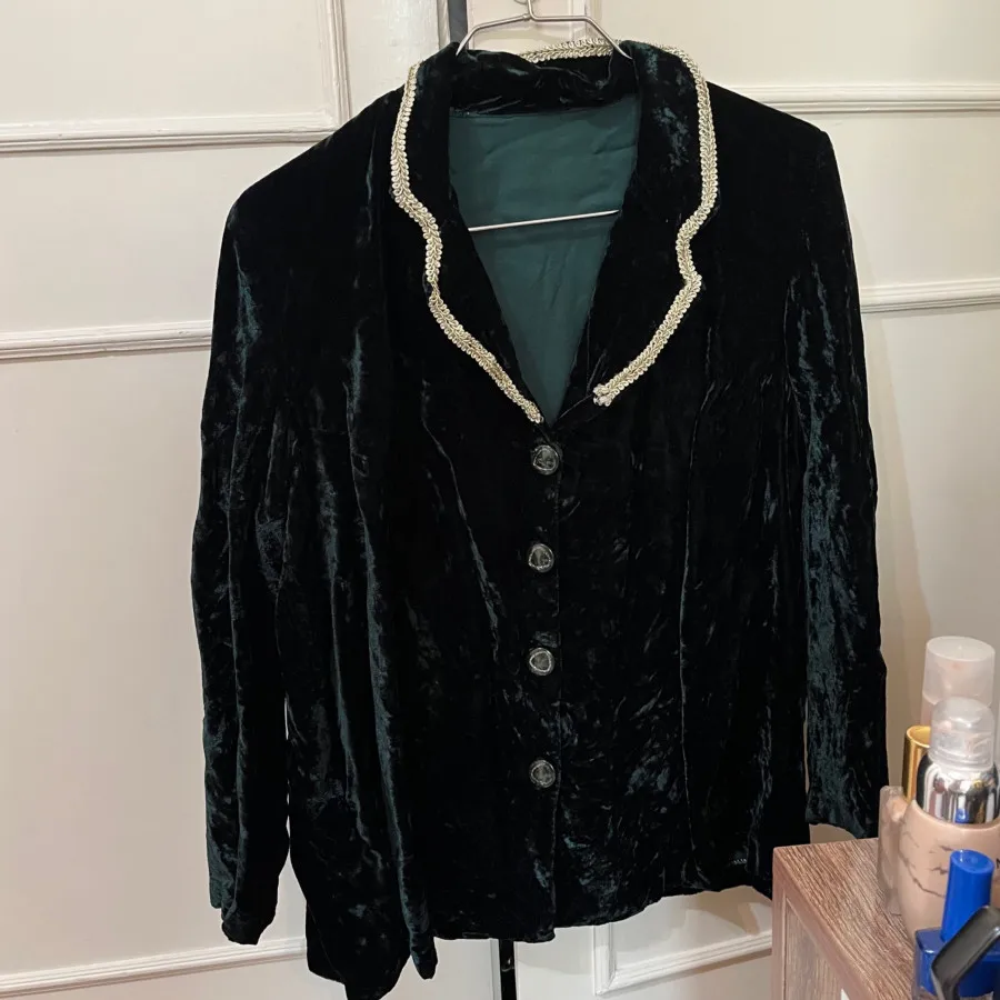 کت دامن مخمل سبز