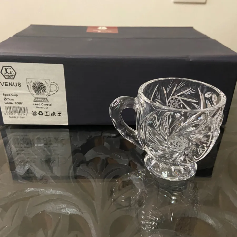 فنجان کریستال خورشیدی