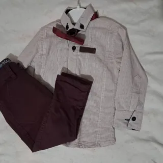 پیرهن و شلوار و پاپیون