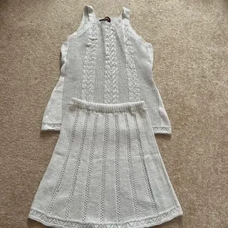 تاپ و دامن بافت