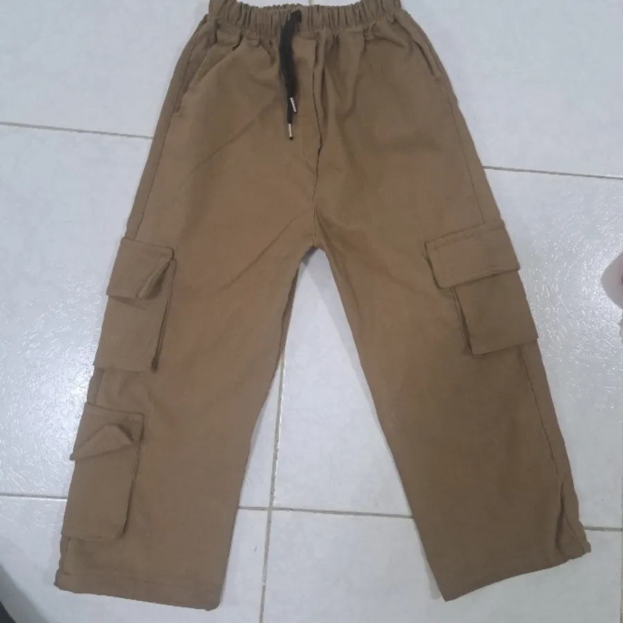 شلوار کارگو نسکافه ای