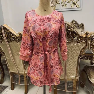 شومیز صورتی استردار