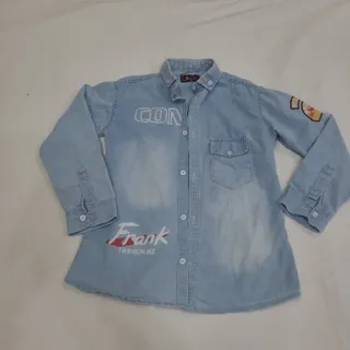 پیراهن جین کاغذی پسرانه