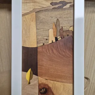 قاب معرق چوبی