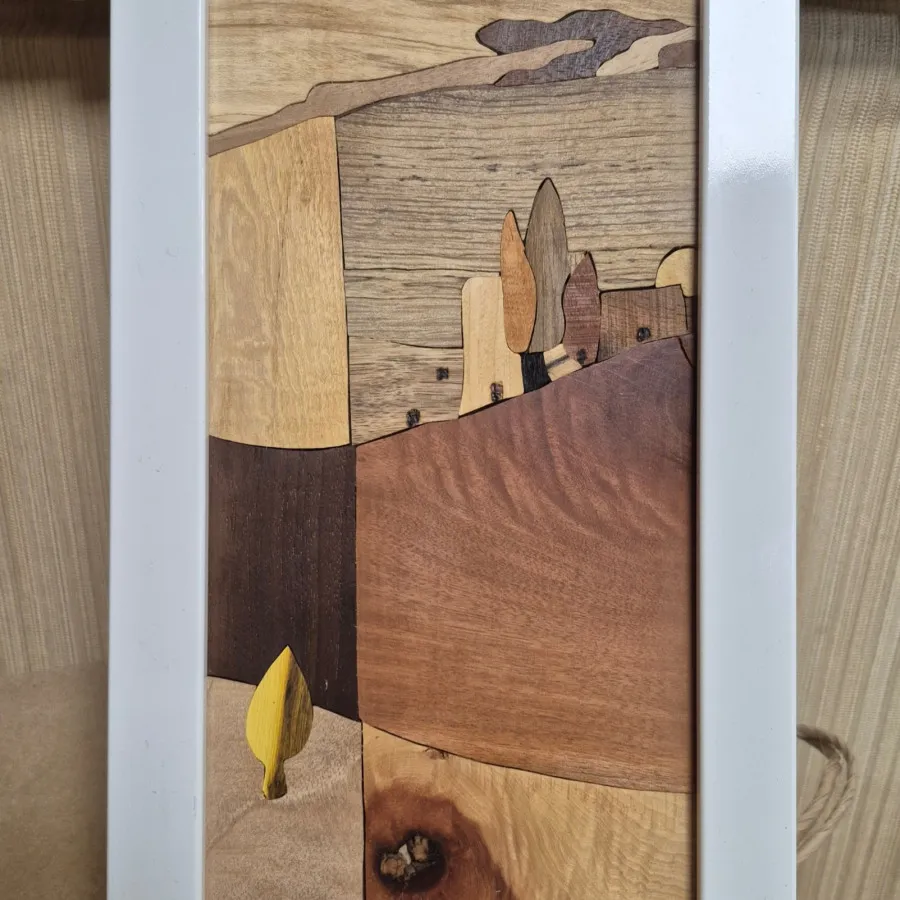 قاب معرق چوبی