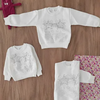 بلوز سفید نگین دار