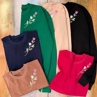 بلوز دورس سرشانه گلدوزی