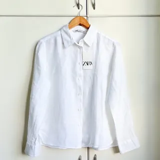 شومیز لینن زارا