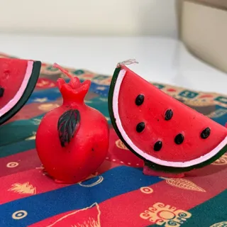 شمع هندوانه و انار