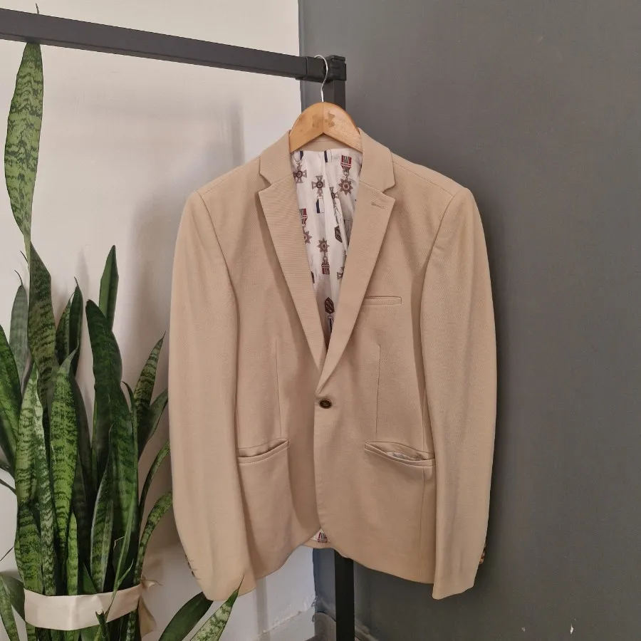 کت تک کرمی مردانه رسپینا