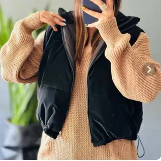 کاپشن پافر کوتاه سیلیکونی