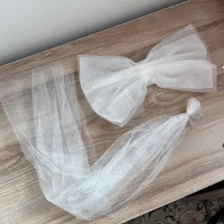 تور سر عروس پاپیون