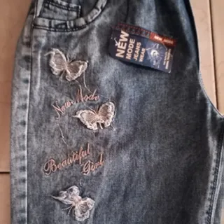 شلوار جین مام دخترانه