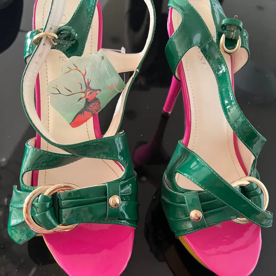 کفش خوشرنگ و شیک اتیکتدار