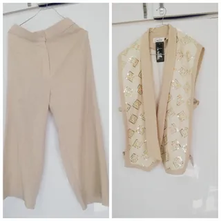 ست شلوار و وست مزونی