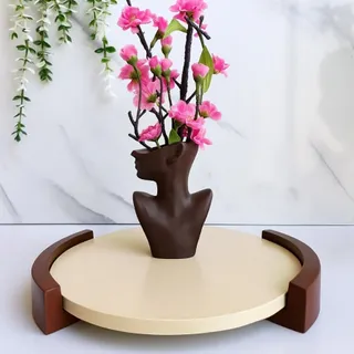 گلدان و سینی و جادستمالی