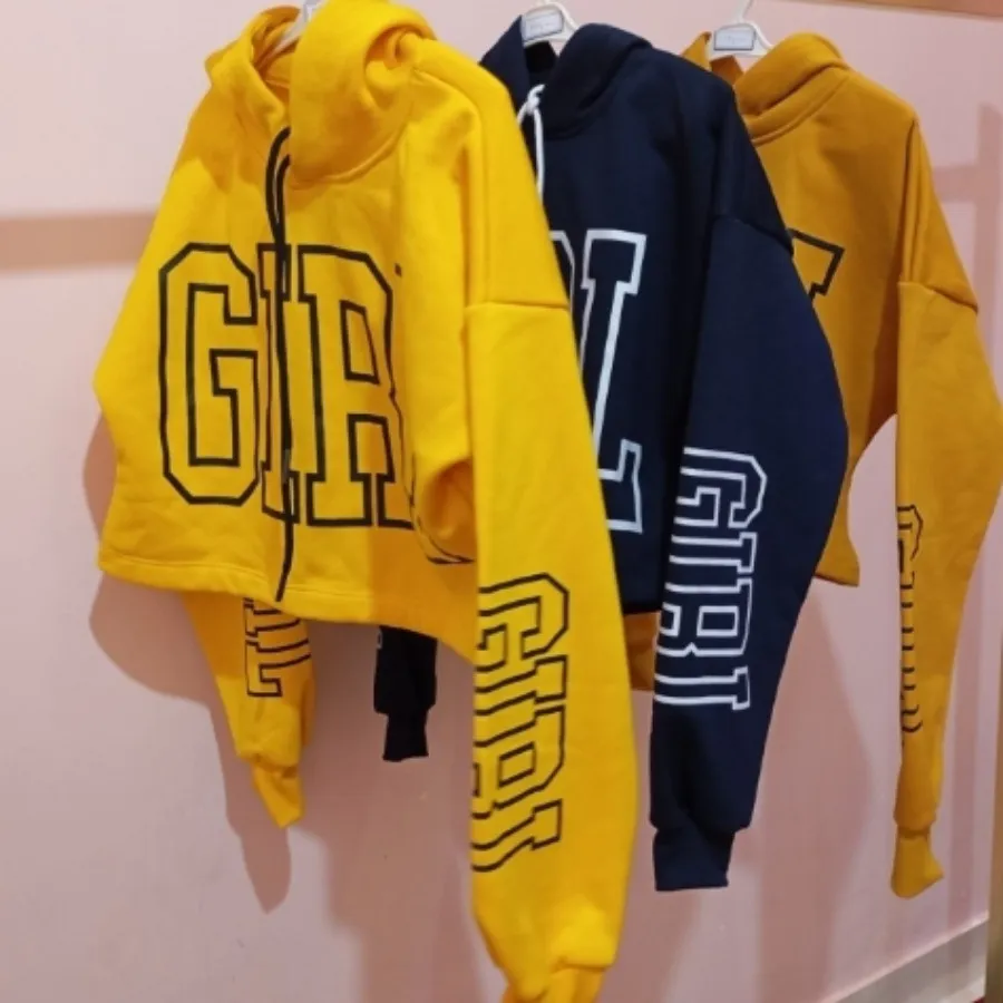 هودی کراپ girl