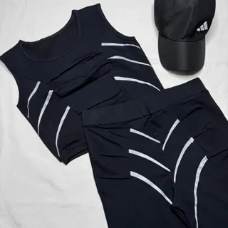 ست نیم تنه و شورتک پلاس