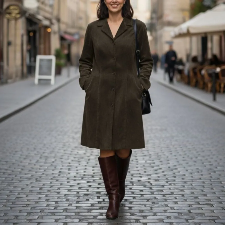 پالتو مخمل کبریتی