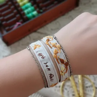 دستبند گلدوزی