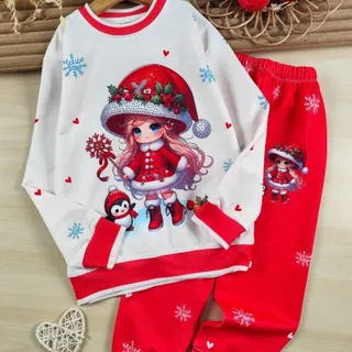 بلوز و شلوار دختر کریسمس