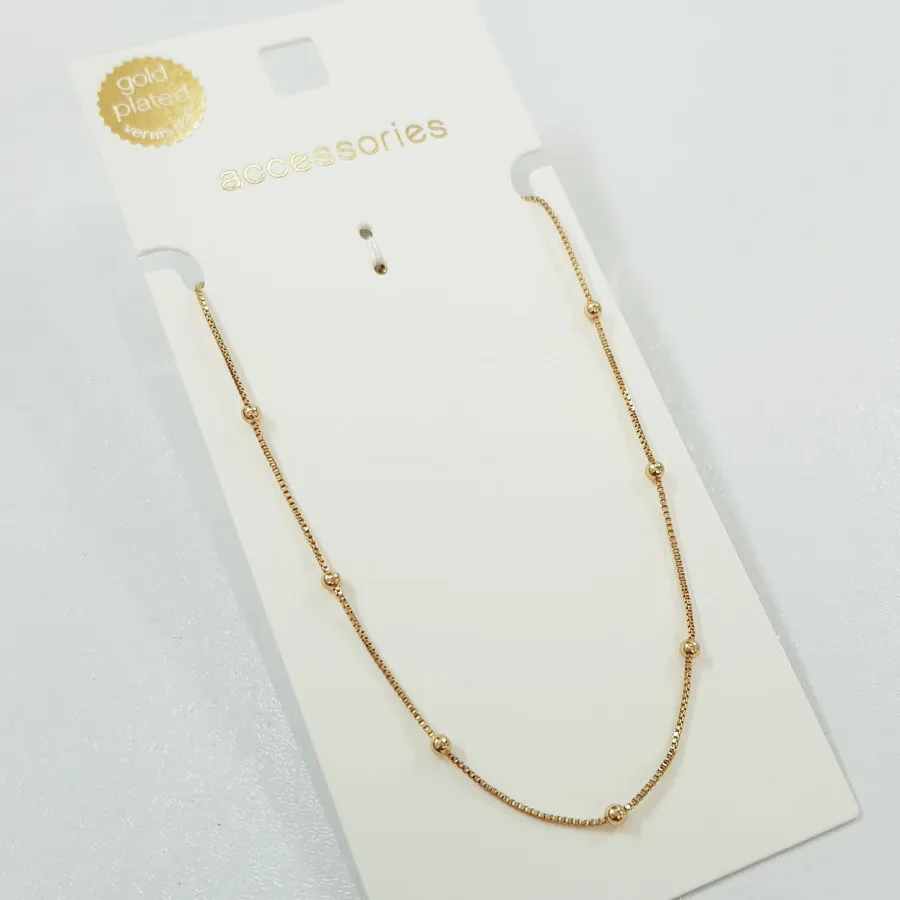 گردنبند روکش طلا ظریف