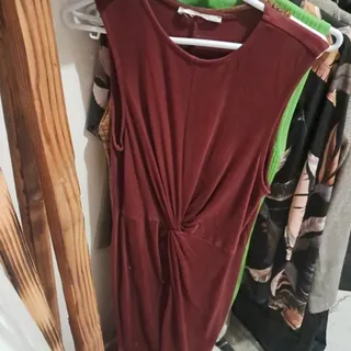 پیراهن زرشکی خارجی