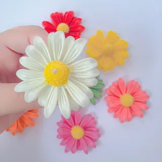 شمع طرح بابونه