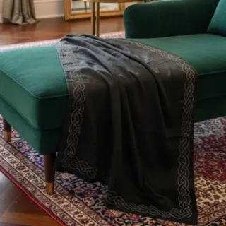 شال مشکی مجلسی