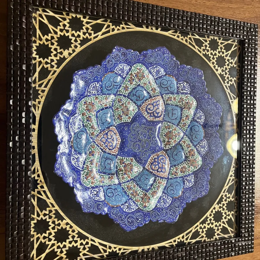 تابلو میناکاری طرح مشبک