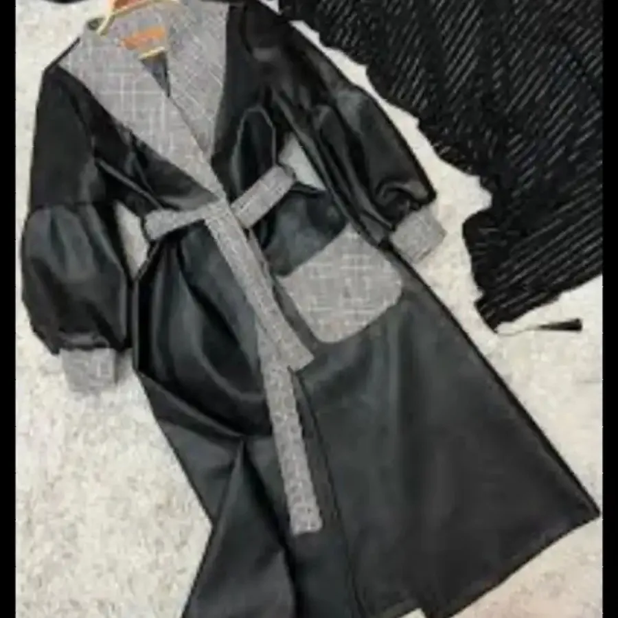 پالتو چرم بلند