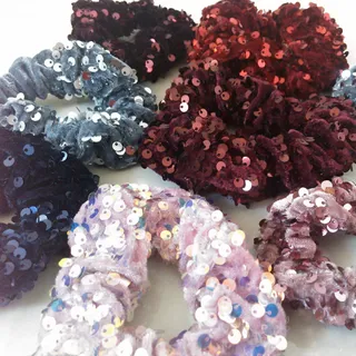 کش مو مخمل پولکی