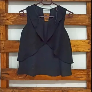 تاپ مشکی حریر برند زارا