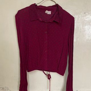 شومیز زرشکی