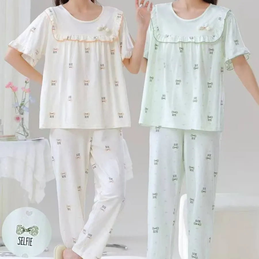 بلوزشلوارنخ موسلین گیپور