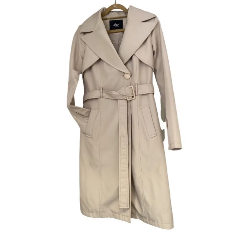 بارانی کرم شیک پاییزه