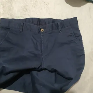 شلوار کتان سورمه ای