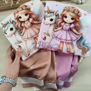 دختر مو نگینی و اسب تک شا