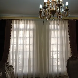 پرده حریر کتان