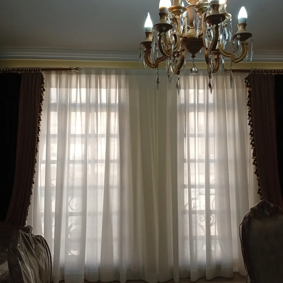 پرده حریر کتان